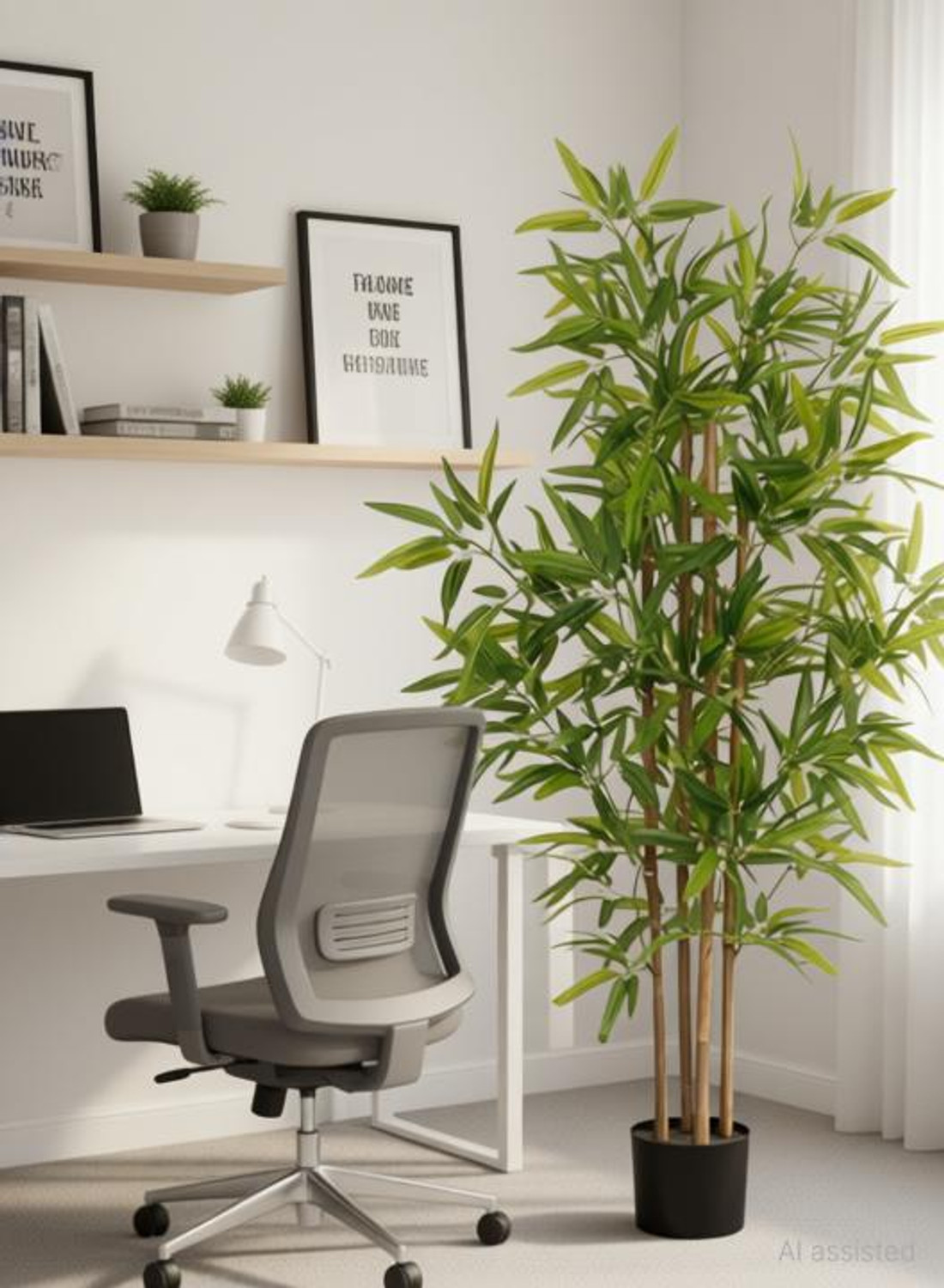 Image of De Gardenia Artificial Bamboo Plant | 120CM Tall Faux Plant Artificial Plant