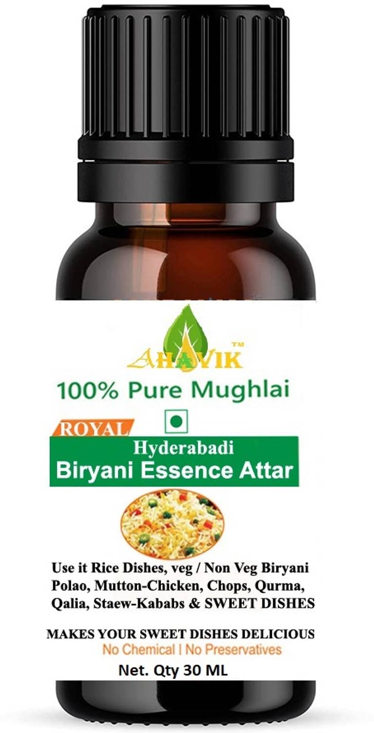 AHAVIK ROYAL Shahi Mughlai Hyderabadi Biryani Essence Biriyani Attar Rice Dishes Pulao Kewra Liquid Food Essence