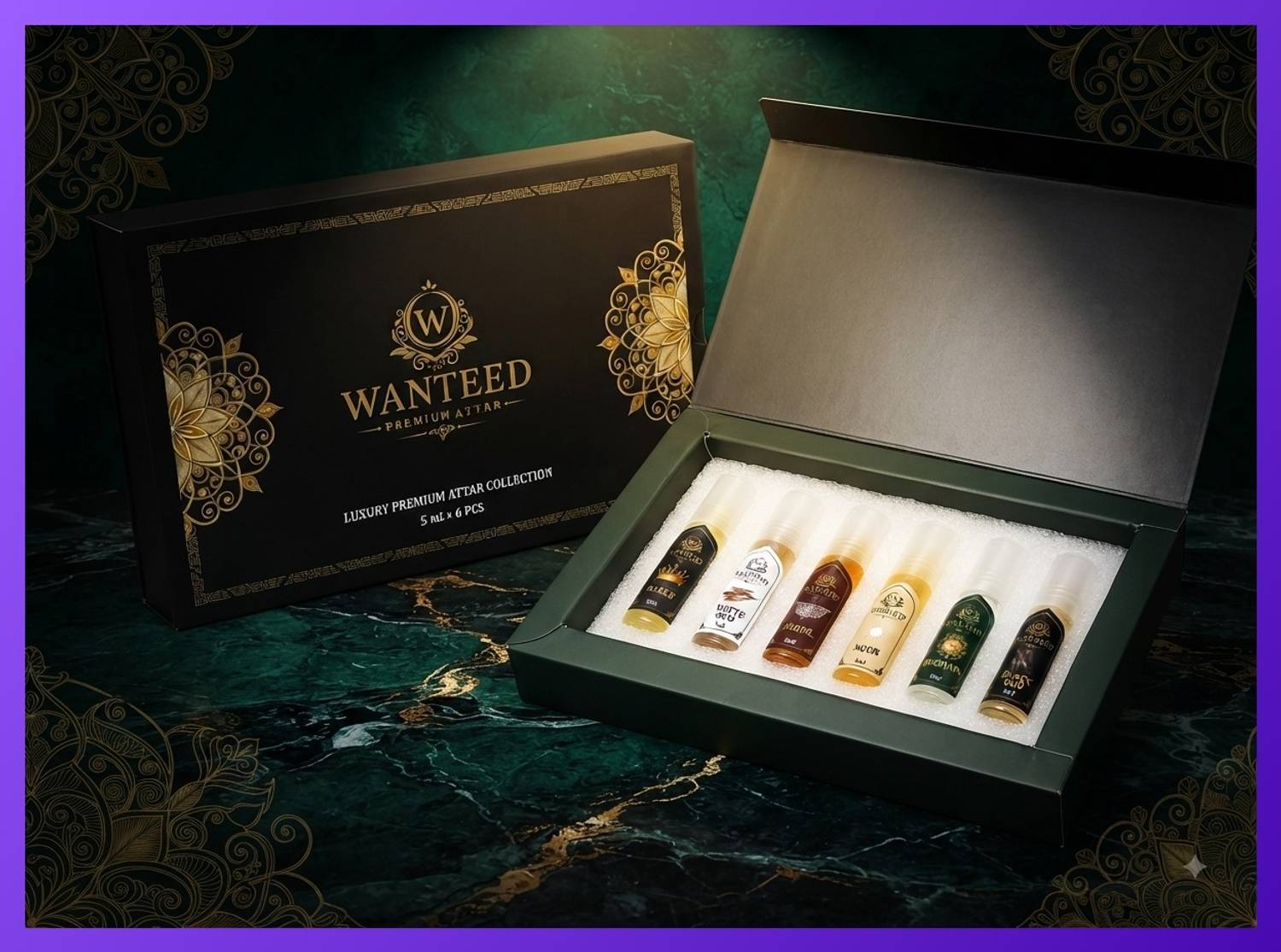 Wanteed Amber Fruity Saffron Arabian Pack of 6 · 5 ml (30 ml total) - Image 1