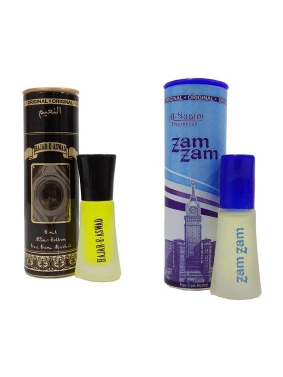 Al Nuaim HAJRE ASWAD & ZAM ZAM Herbal Attar