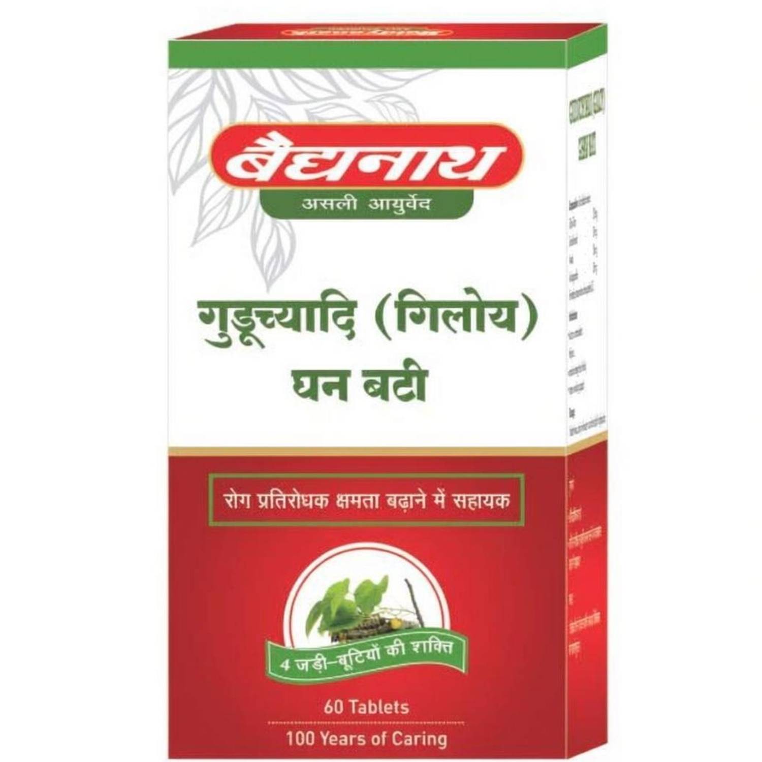 Baidyanath Guduchyadi Giloy Ghan Bati - 60 Tablets | Helps to Boost Immunity