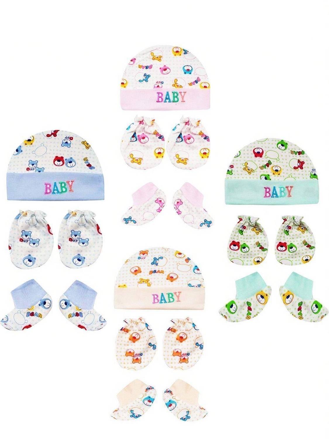 twotogether Baby Boys & Baby Girls Casual Cap Mitten, Bootie (mul...mo