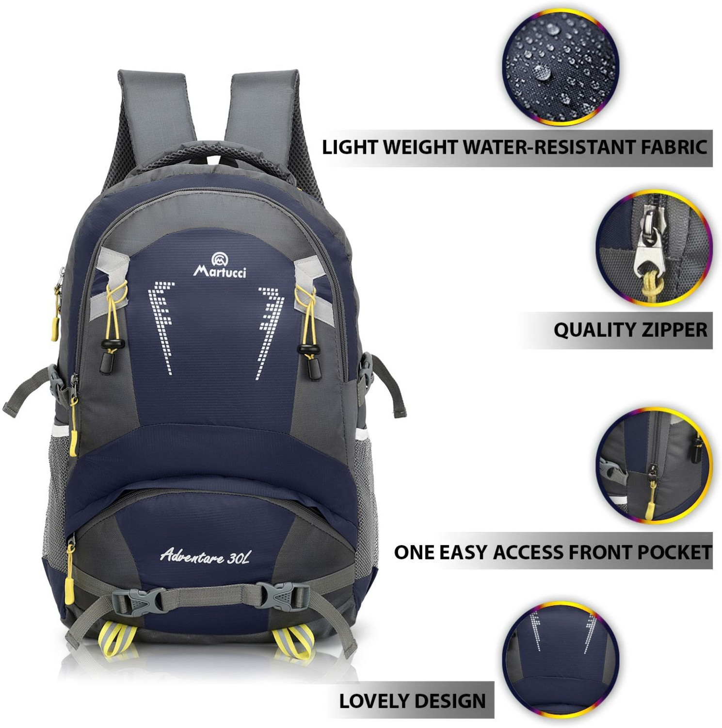 Image of Martucci Backpack for Men and Women|Backpack|College Bag for Boys and Girls 30 L Laptop Backpack