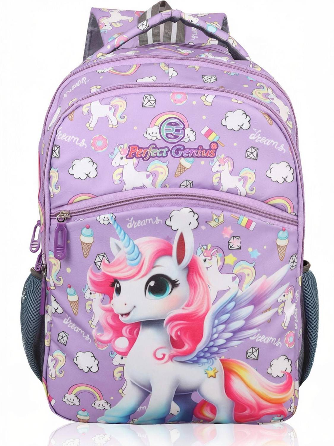 PERFECT GENIUS FunBuddy School Bag � Lightweight, Durable & Stylish for Kids (3-9 Yrs) 24 L Backpack