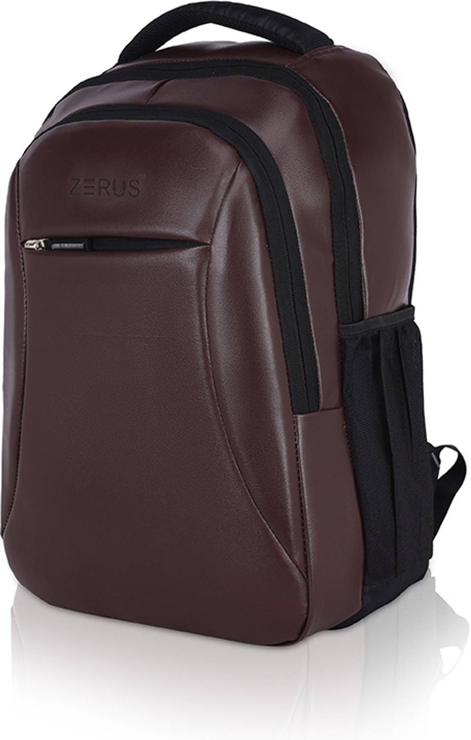 ZERUS PU Leather Laptop Backpack - Image 3