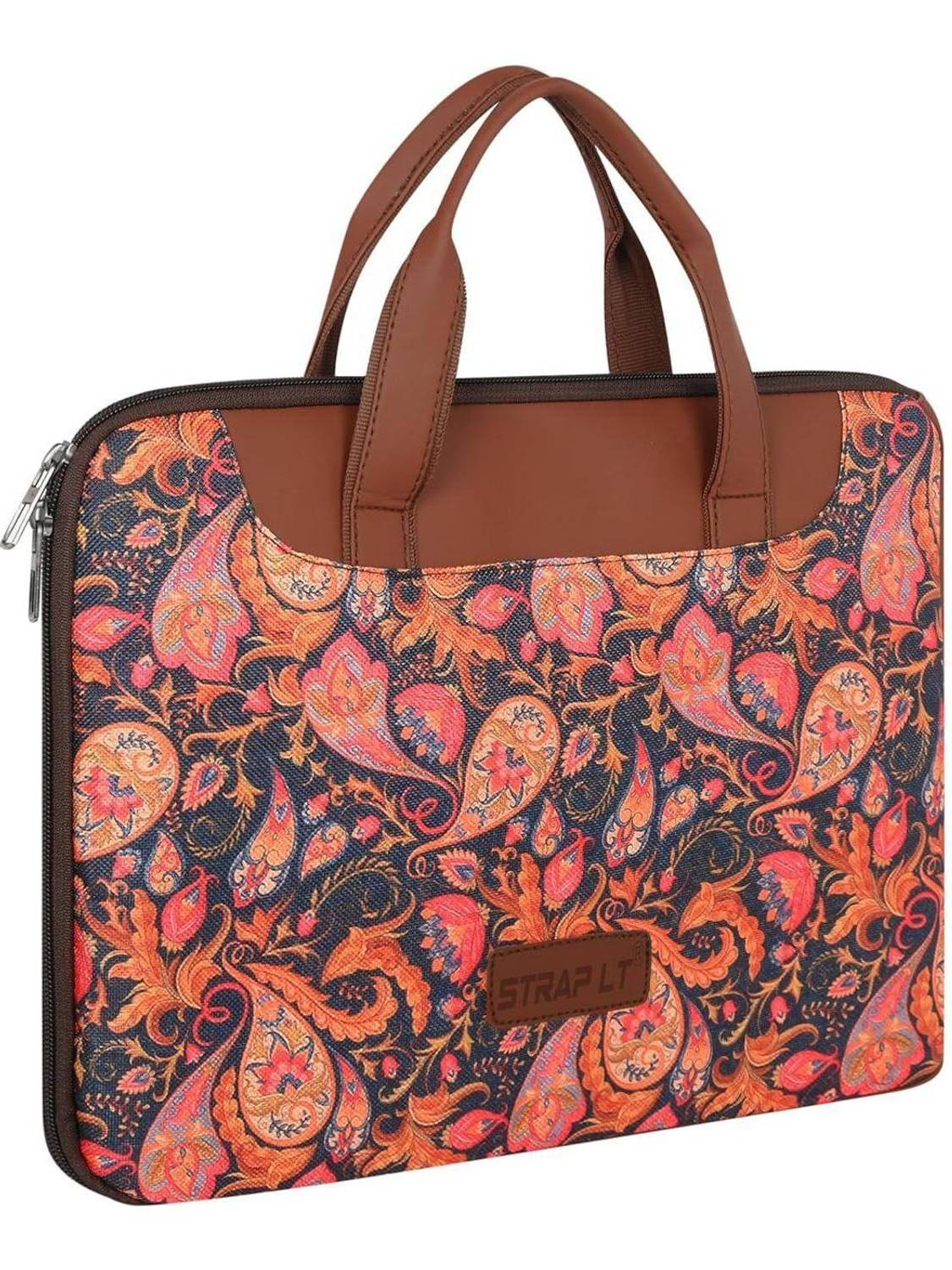 Straplt Jute Handcrafted Stylish & Durable Bag For Office, College, Travel 15-15.6 inch Waterproof Laptop Sleeve/Cover