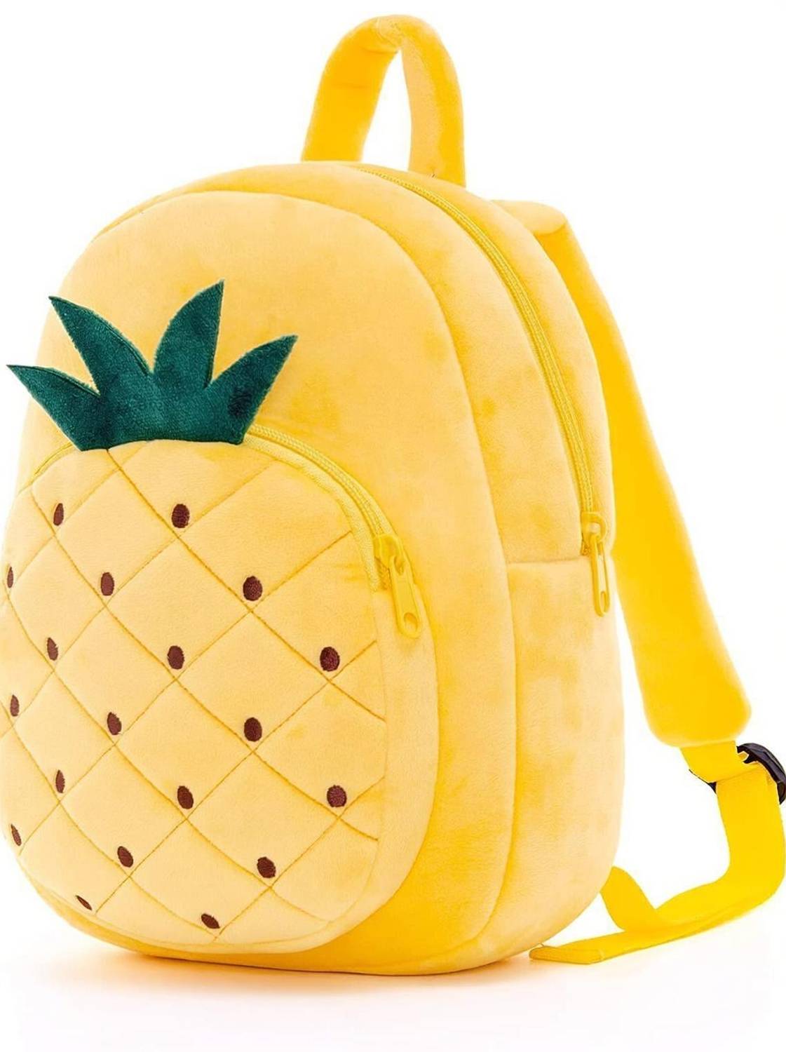 Flipkart.com | HappyChild Pineapple Toddler Plush Bag Kids for 2 to 5 year Child (10 L) School Bag - School Bag
