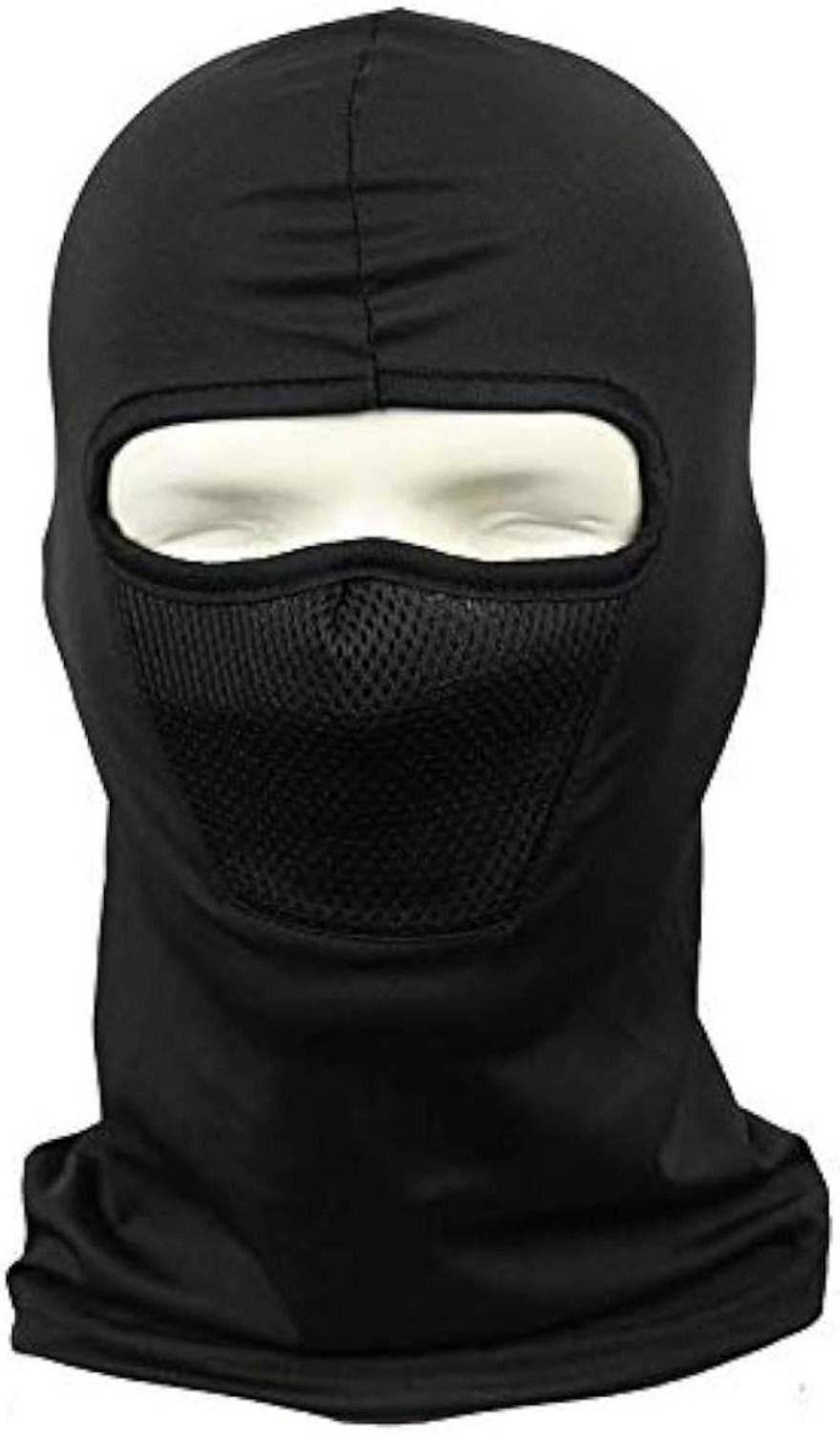jazzy Black Bike Face Mask for Men & Women