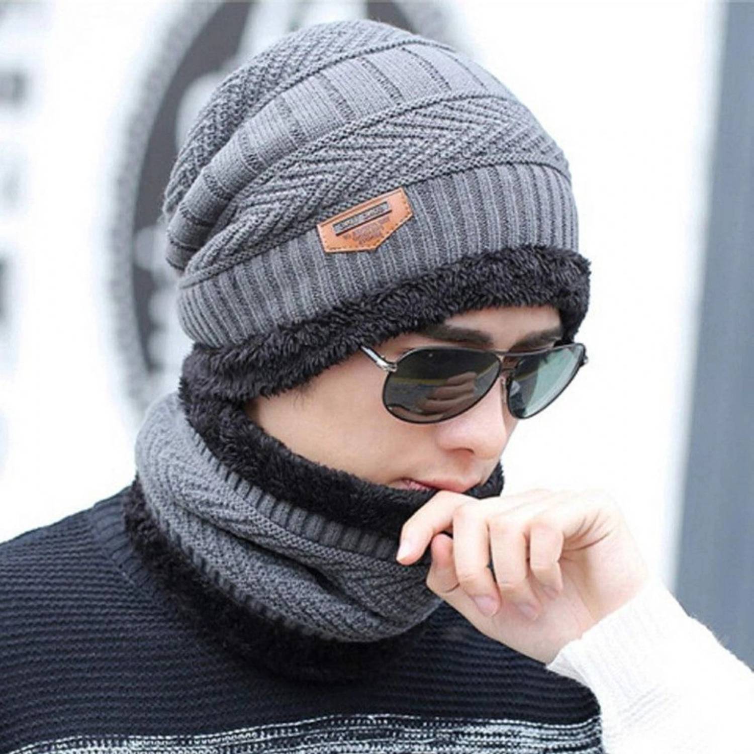 aksmit Grey Bike Face Mask for Men & Women