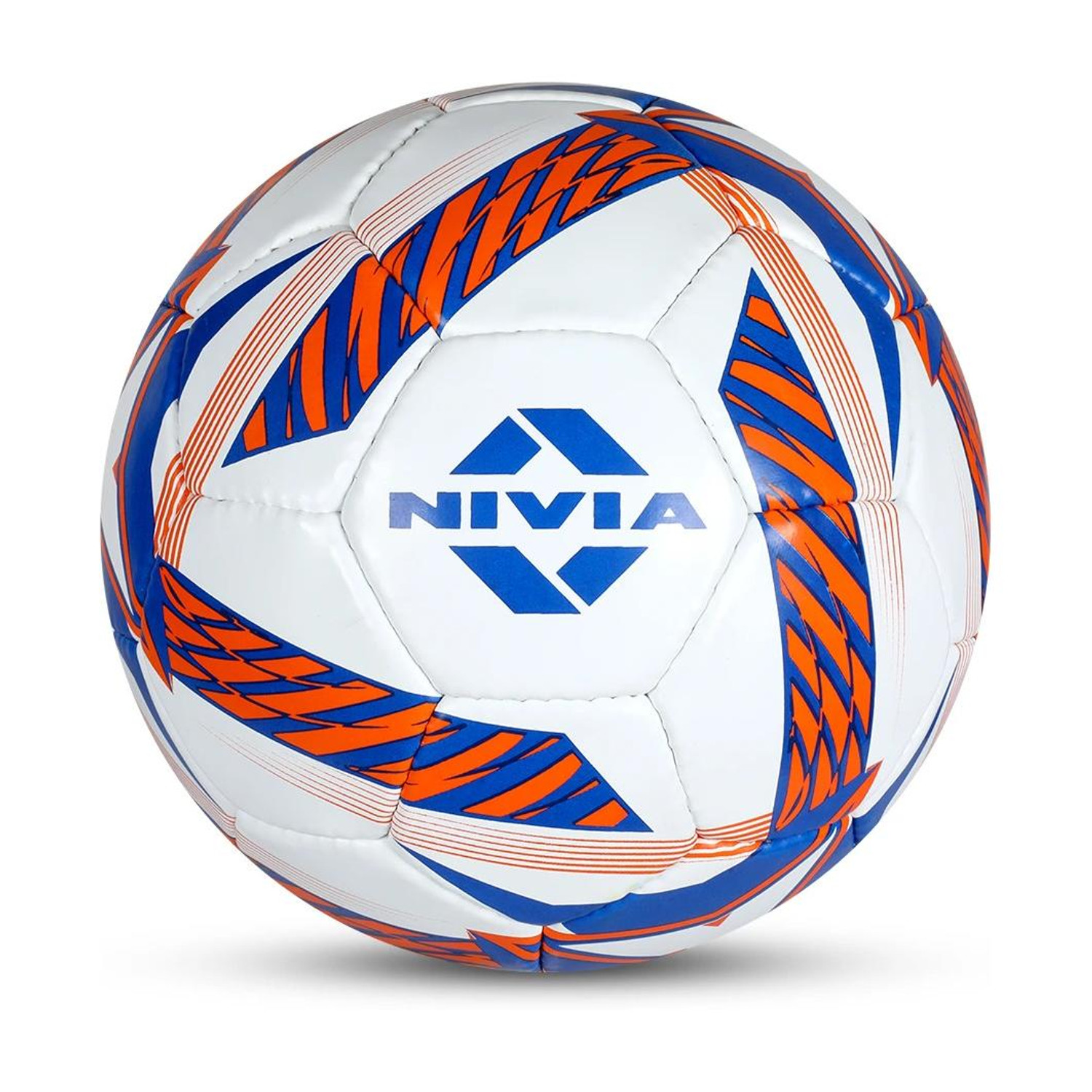 NIVIA Shining Star, 32-Panel Design, Rubber, Ideal For Natural and Artificial Turf Football - Size: 5