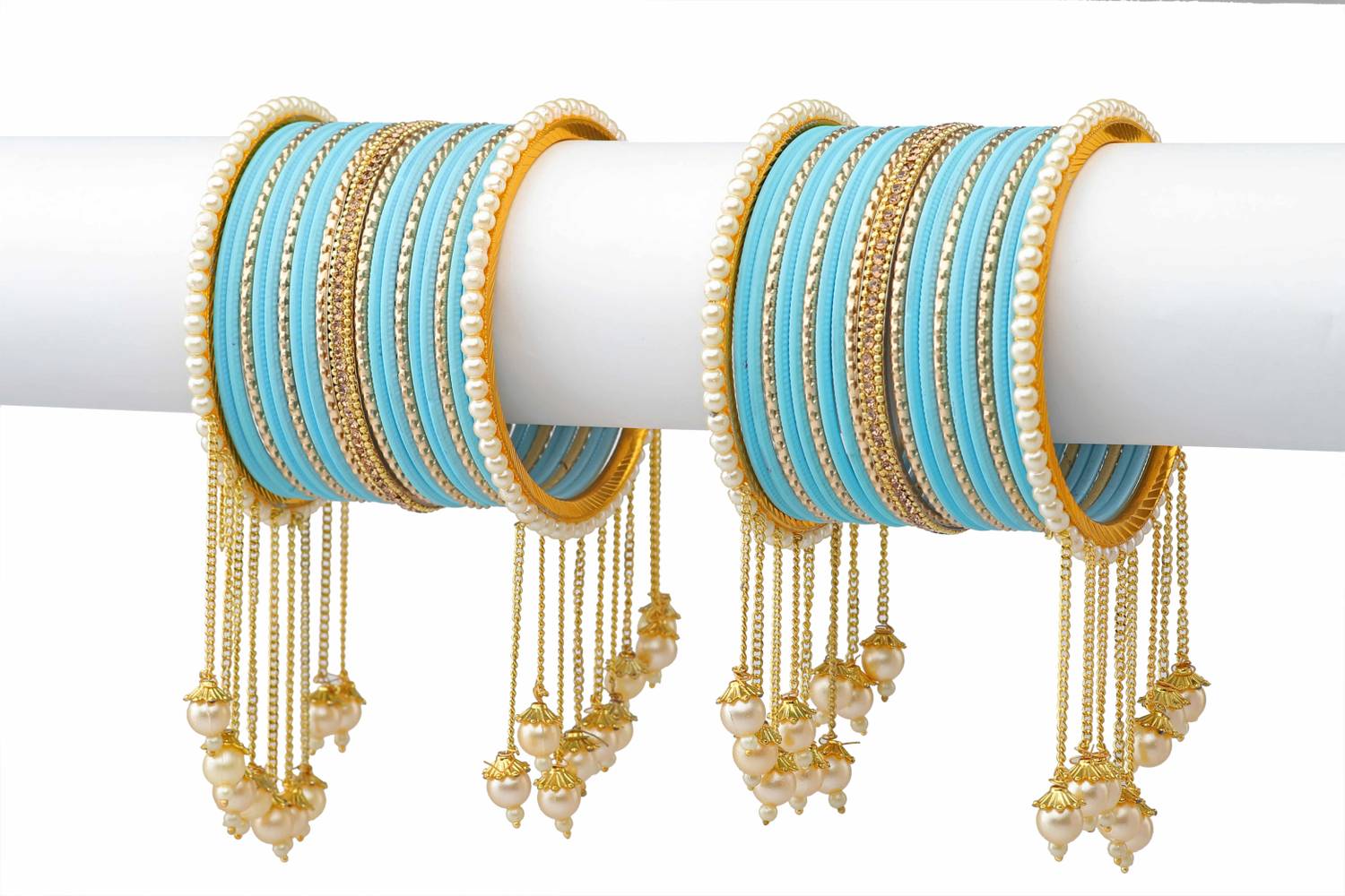 Amika Metal Gold-plated Bangle Set