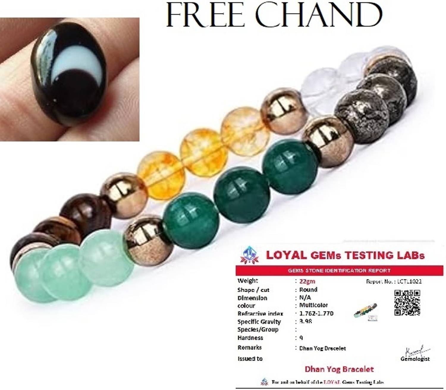 AdvaitEtp 7 Chakra Crystal Bracelet