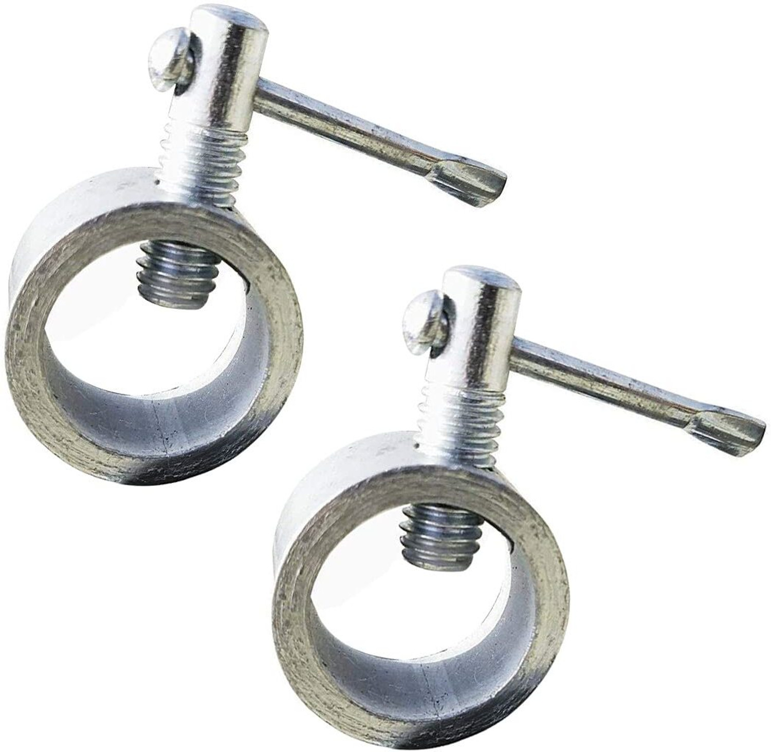 Image of EmmEmm 2 Pc Gym Bar Rod Lock Dumbbell Rod Lock Weight Lifting Bar Lock (25mm) Multi-training Bar