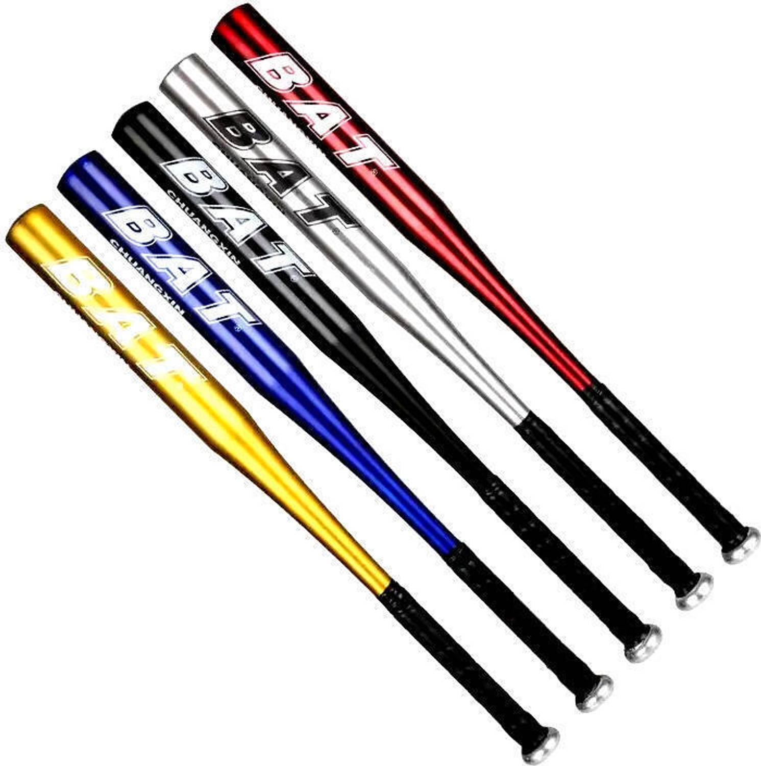 HACKERX Aluminum Baseball Bat 34 inch Silver - Image 2