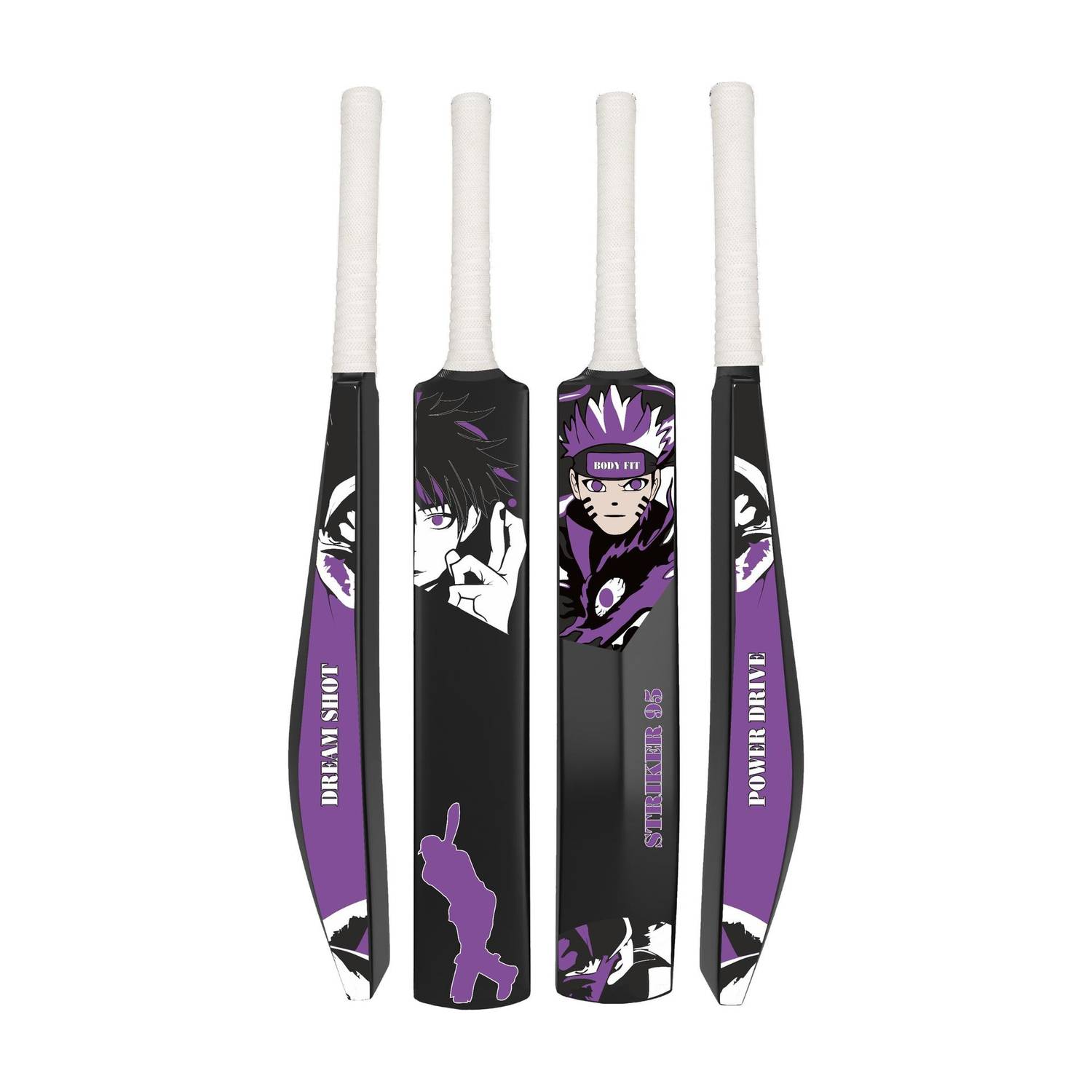 BodyFit Heavy Duty Plastic Cricket Bat for Men, Women & Children | Lightweight| PVC/Plastic Cricket Bat For 15+ Yrs