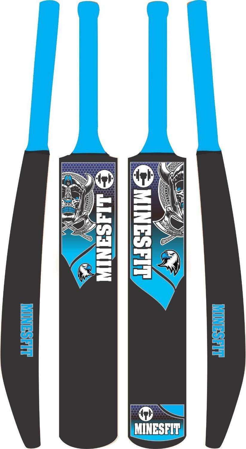 MINESFIT Full Size (Ideal for 15+) Plastic Cricket Bat PVC/Plasti
