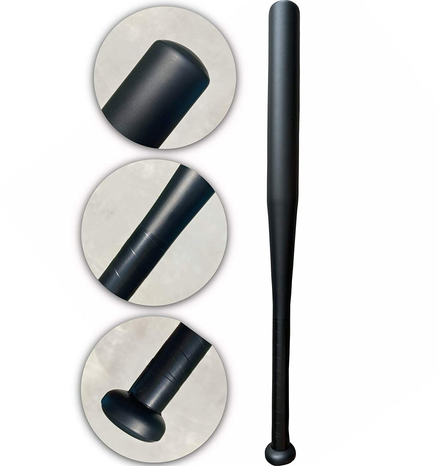 Image of Owlix Metal Self-Defense Softball Black Bat Black 34 inch Alloy Baseball Bat For 15+ Yrs