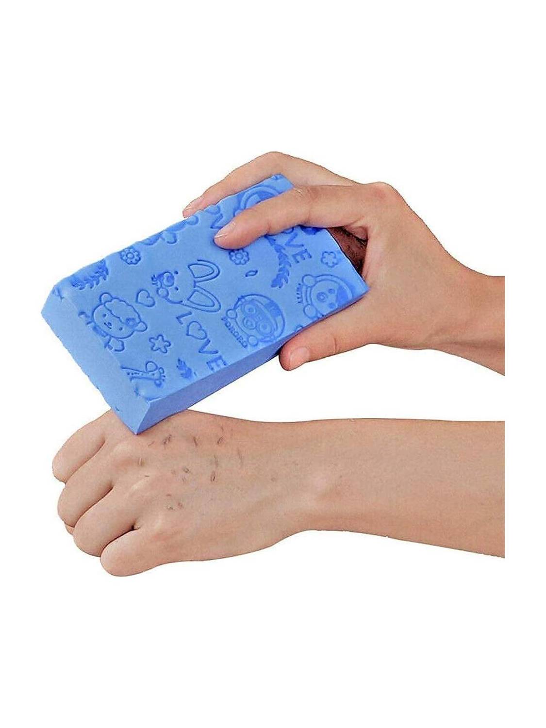 ABlue Clipper Soft Bath Sponge For Shower / Dead Skin Remover Sponge For Body /Face Scrubber