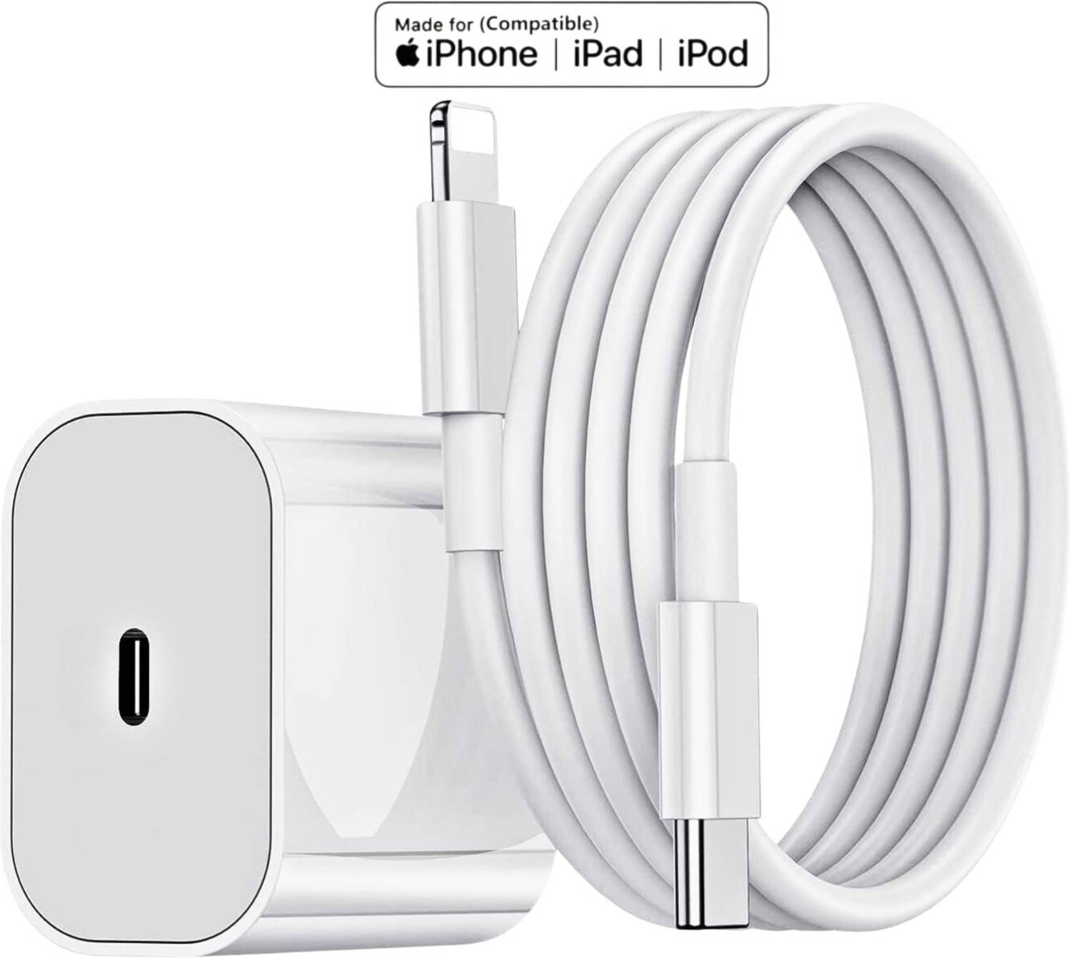 RoarX 20 W PD 3 A Wall Charger for Mobile with Detachable Cable