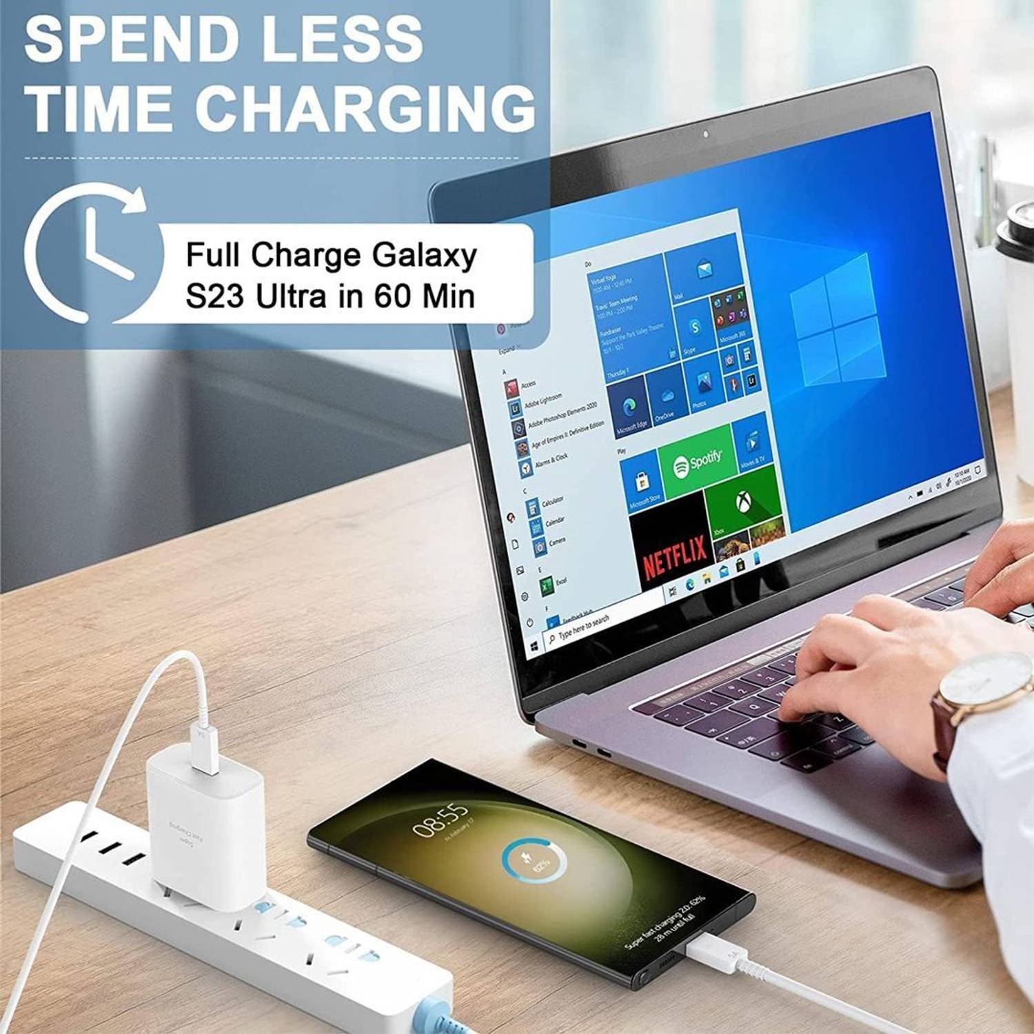 SB 45W Quick Charge 3.0 Wall Charger - Image 4