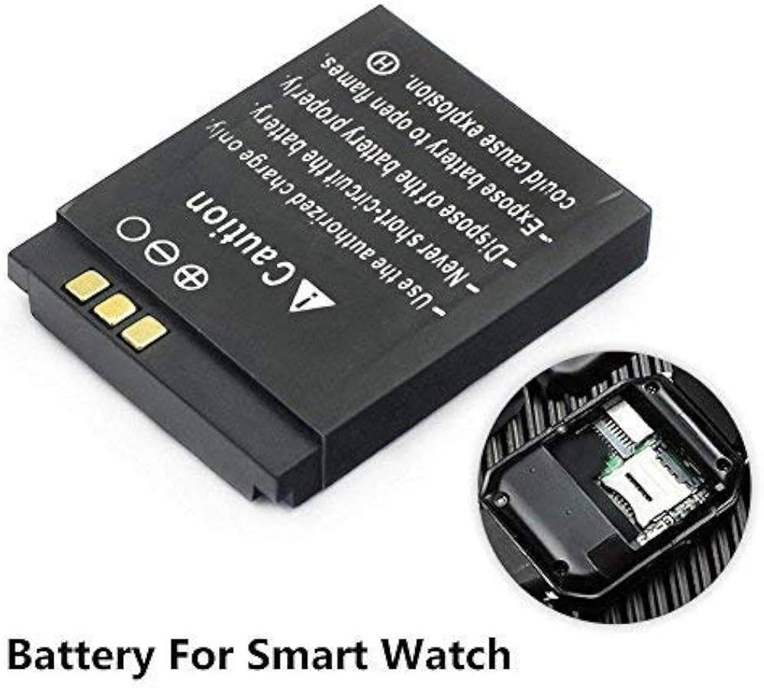 Image of 4uonly For Smart Watch DZ09 Smart Watch DZ09 GT08 A1 Watch CDE27 Battery