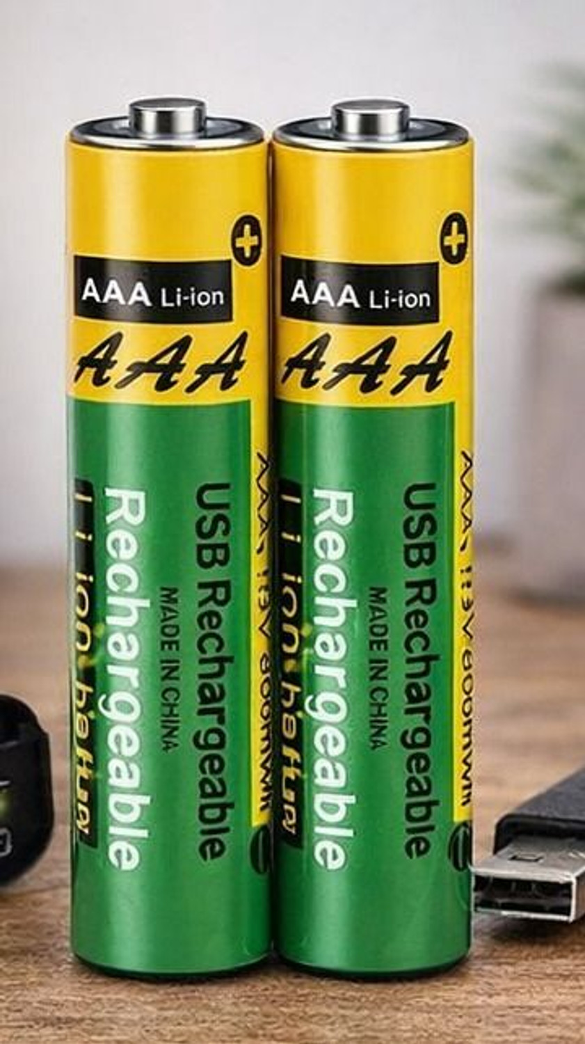 Image of MY BABY LOVE A PERFECT CARE AA Rechargeable Lithium-Ion 750mAh with Type-C| USB Cable1.5V | Charging Battery
