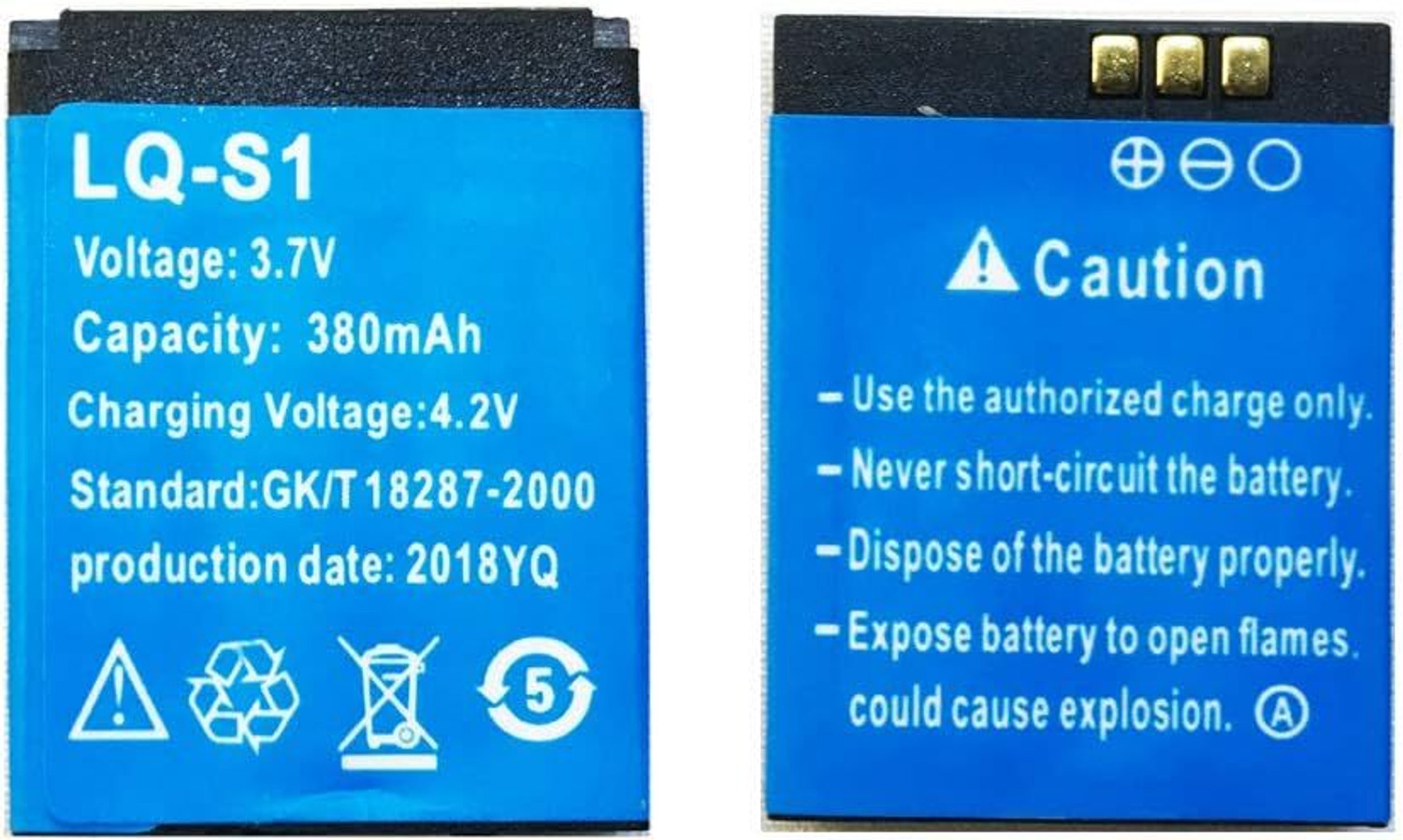 Image of 4uonly For Smart Watch DZ09 Smart Watch DZ09 GT08 A1 Watch CDE27 Battery