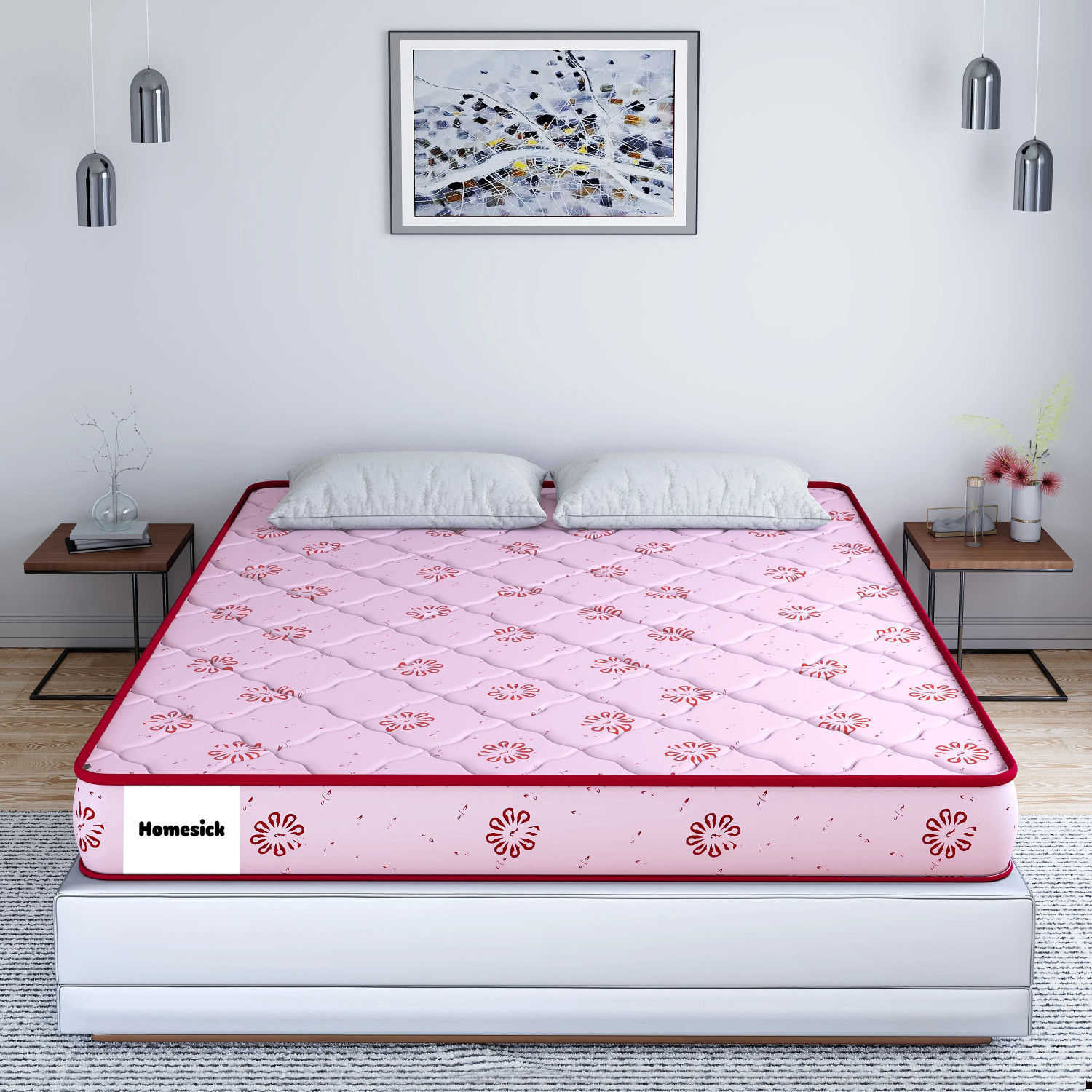Image of Homesick Bliss Dual Comfort - Soft & Hard 4 inch King High Density (HD) Foam Mattress