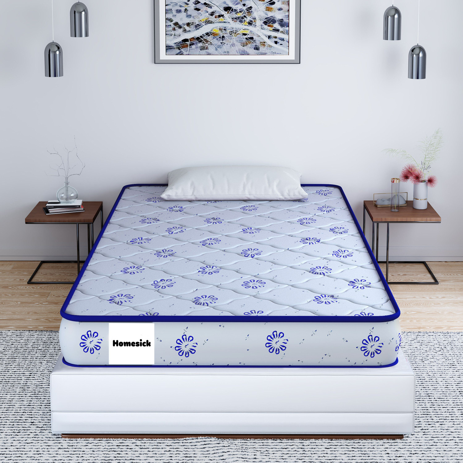 Image of Homesick Bliss Dual Comfort - Soft & Hard 6 inch Single High Density (HD) Foam Mattress