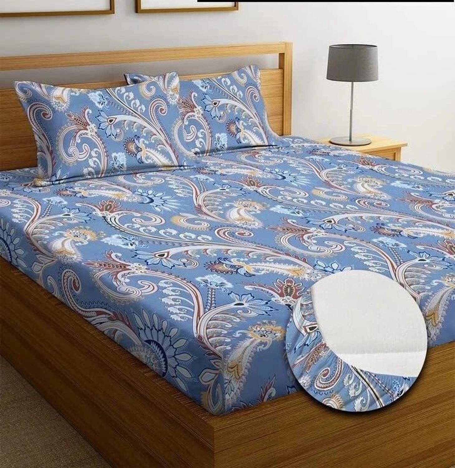 Vishal international Cotton Super King, King, Queen, Double Fitte