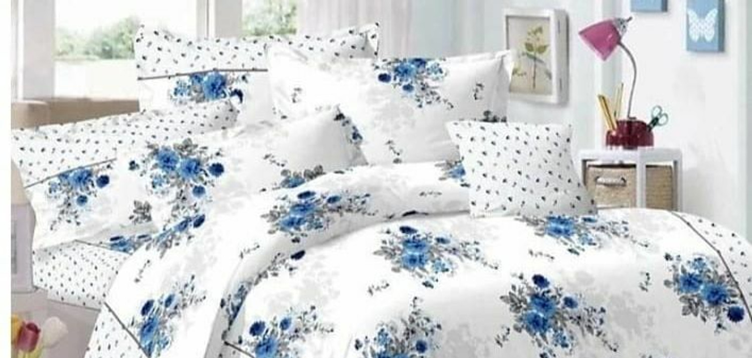 Image of ALAFICER Cotton Double Bedsheet