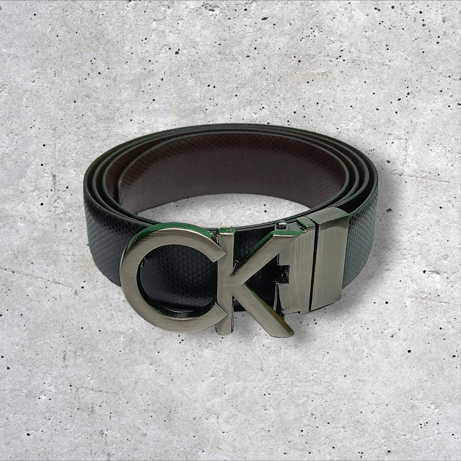 Image of FAZON Men Casual, Evening, Formal, Party Black, Brown Texas Leatherite Reversible Belt