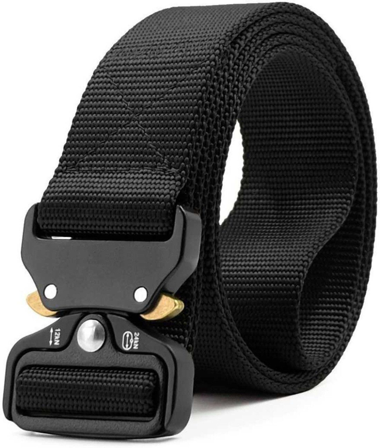 Image of HENEDA Men Casual Black Nylon Belt
