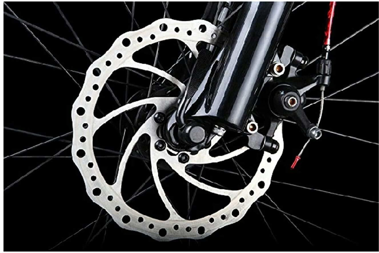 Image of Online Experts Complete Bike Bicycle Mechanical Disc Brake Cycling Front /Rear Calipers Bicycle Brake Disk