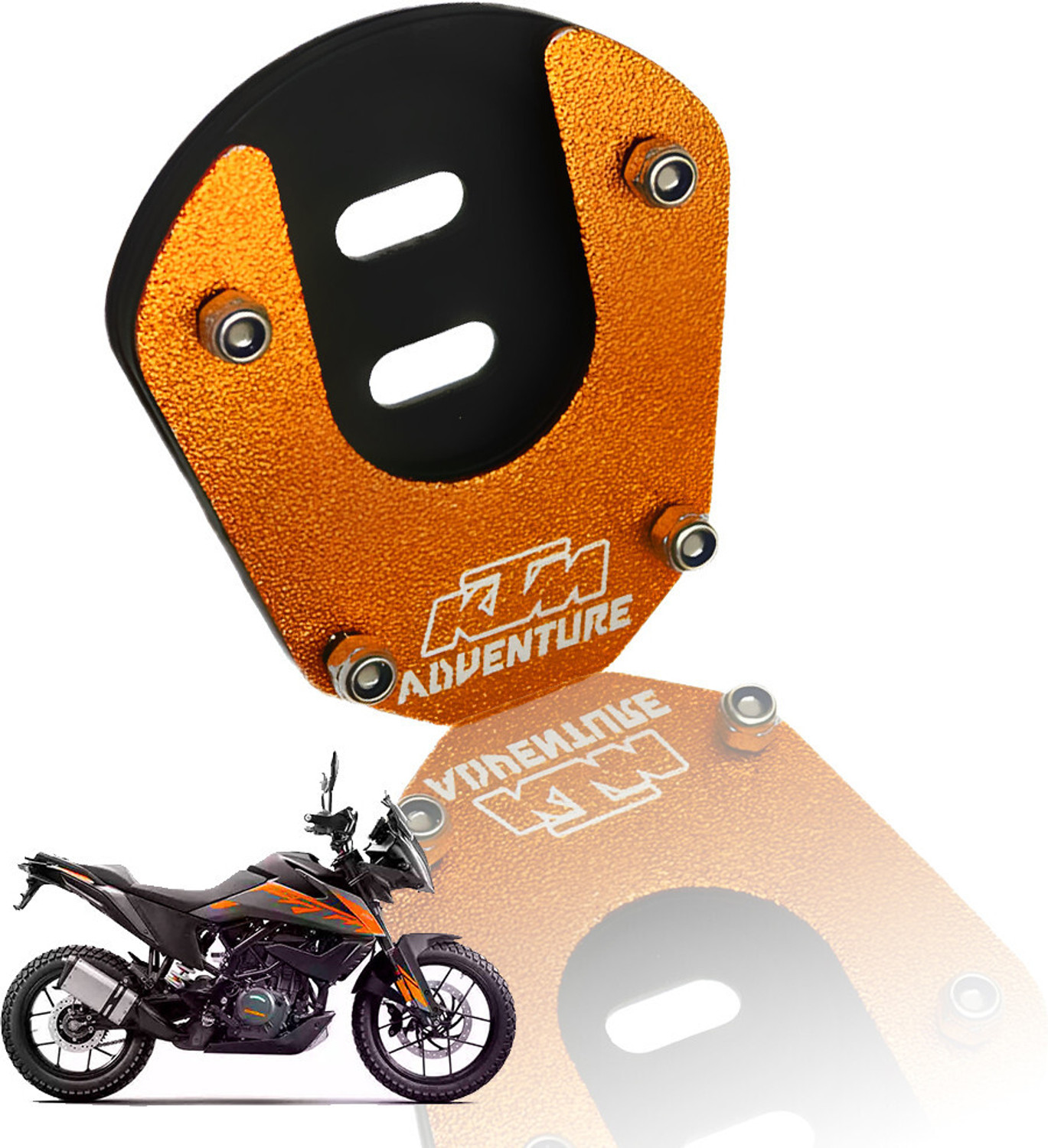 Image of Moto Genius Side Stand Extender for KTM Adventure 390 /250 Bike Crash Guard