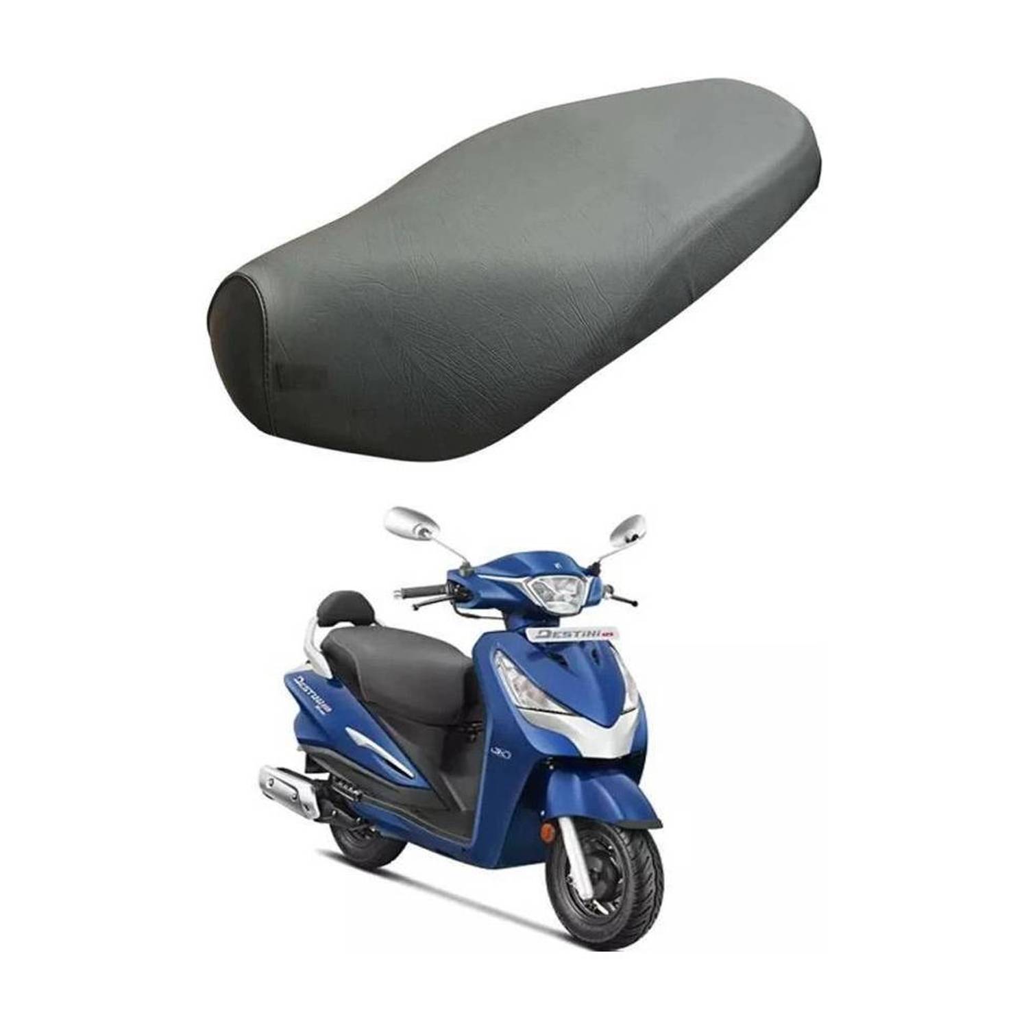 anmol enterprises Waterproof Durable Faux Leather Single Bike Seat Cover Single Bike Seat Cover For Hero Destini 125