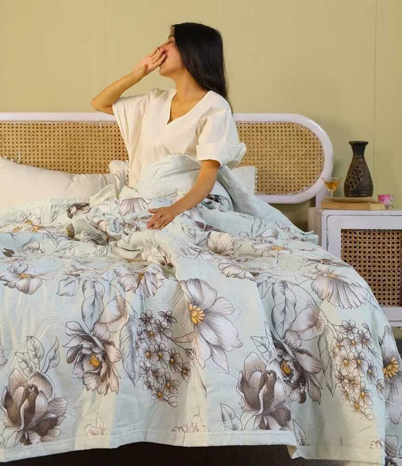 Image of Comfowell Floral Single Comforter for AC Room