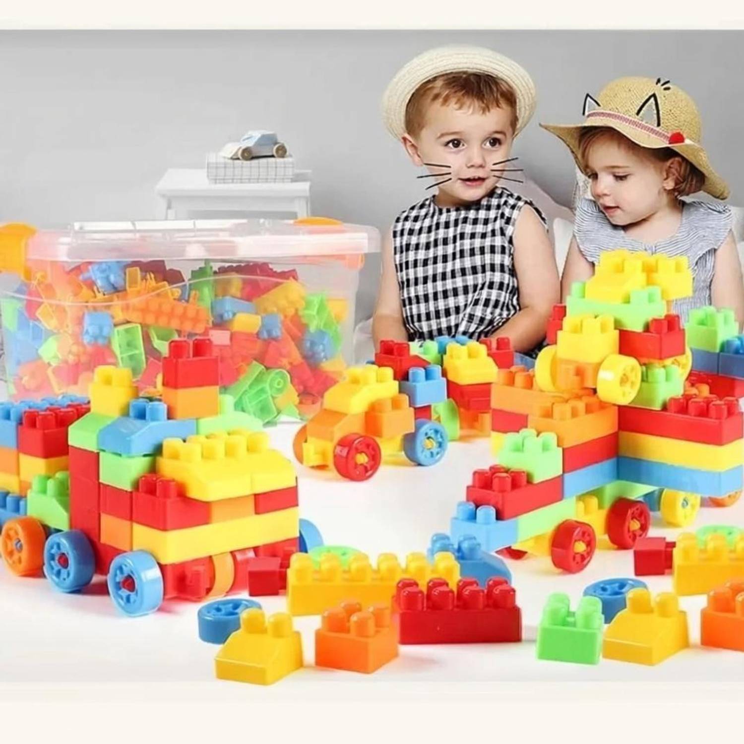 ARIZON Building Blocks (100 Pieces) for Kids, Activity / Learning