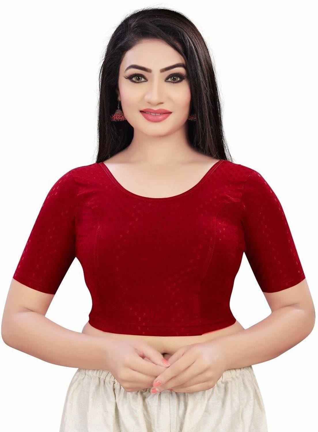 Smart Lady Round Neck Women Blouse