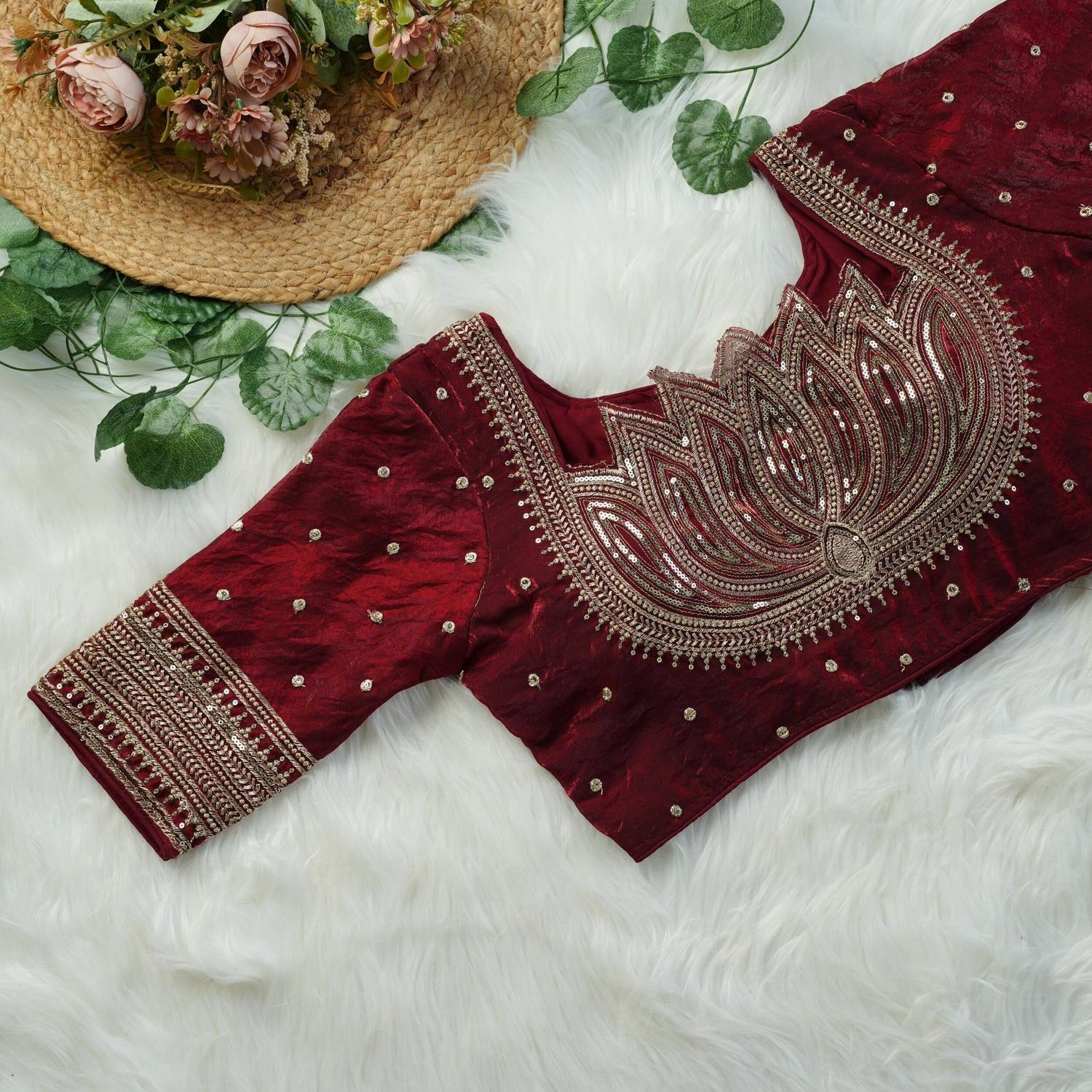 hitu Sweetheart Neck Women Blouse - Image 1