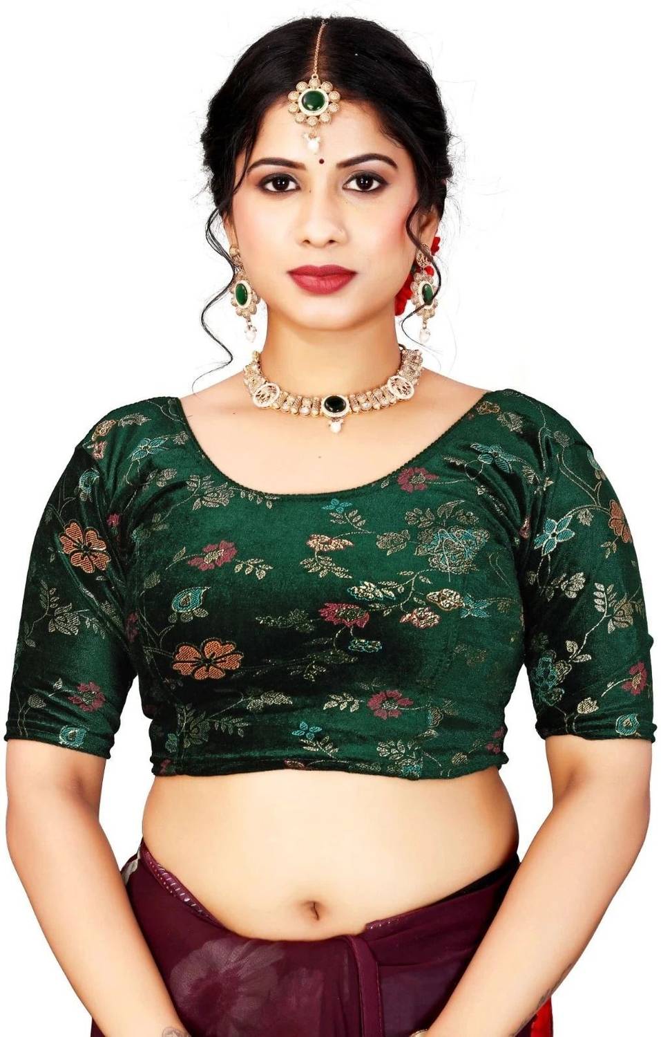 Atibha Fashion Round Neck Women Blouse