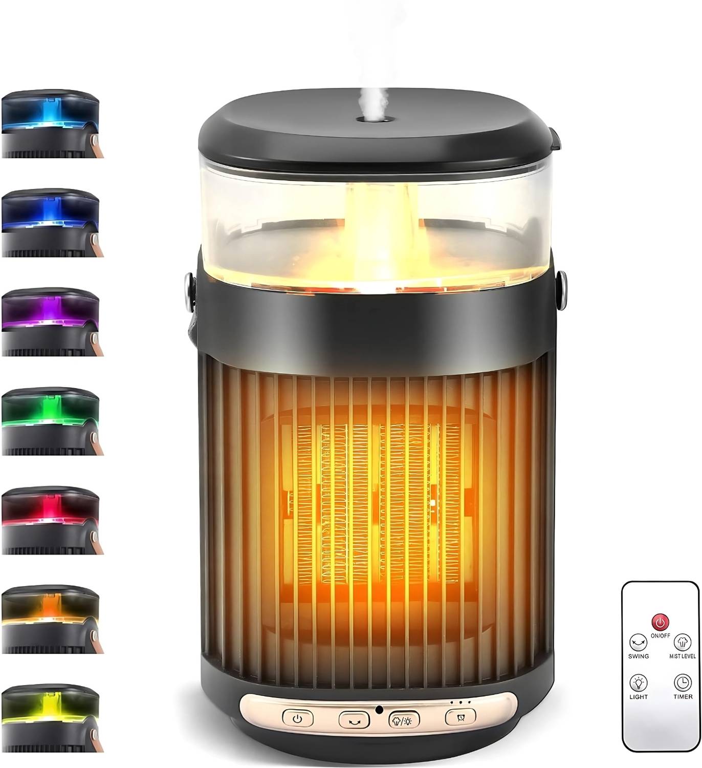 KIDWILL Room Heater for Home with Humidifier for Room Moisture Ca