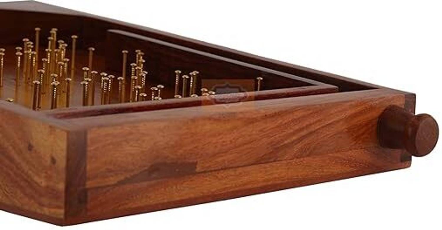 missile game PING BALL　木製ボードゲーム Shriji Crafts Wooden Crafted Tabletop Pinball Game Size (14
