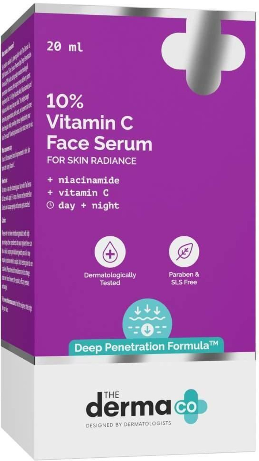 Image of The Derma Co 10% Vitamin C Face Serum for Skin Radiance