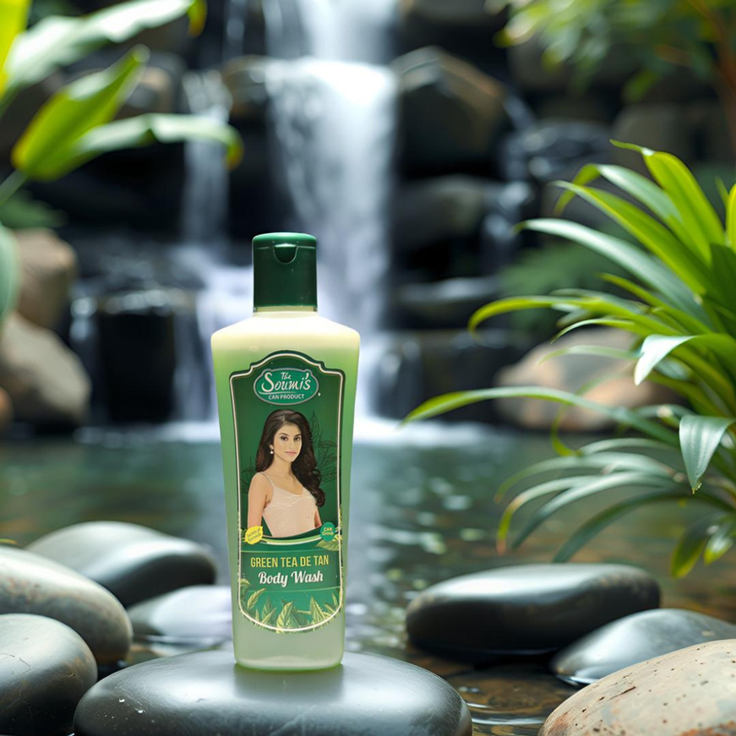 Image of The Soumi's Can Product GREEN TEA DE TAN BODY WASH (PACK OF 2)