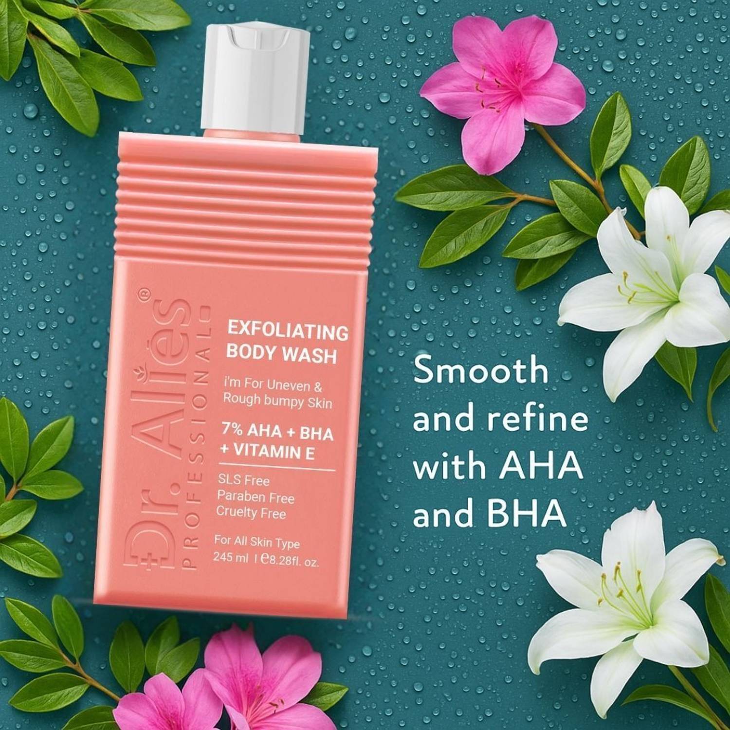 Dr. Alies Professional 7% AHA BHA Exfoliating Body Wash - Image 2