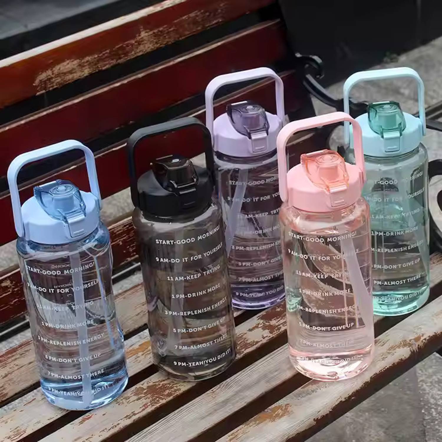 DXDT 2L Motivational Water Bottle - Image 3