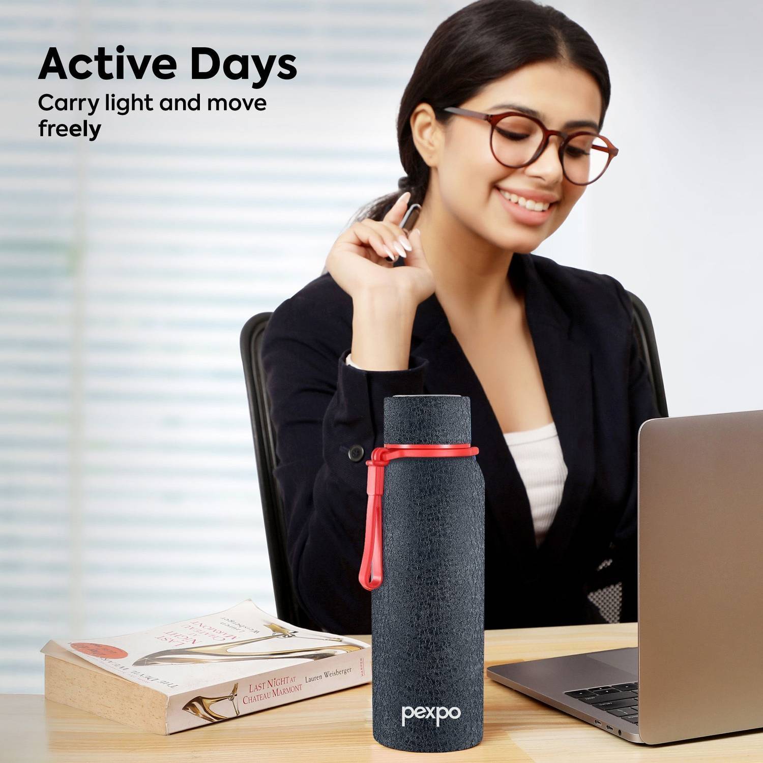 Go24 Bravo 500 ml Stainless Steel Flask - Image 5