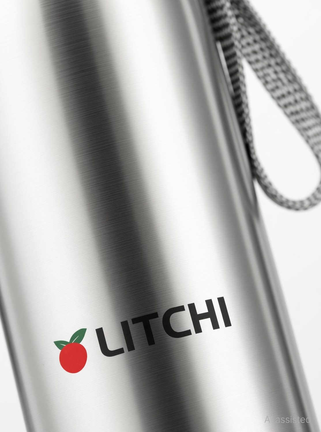 Image of Litchi Silver Premium Stainless Steel 1000ml Leak-Proof Water Bottle 1000 ml Stainless Steel Bottle