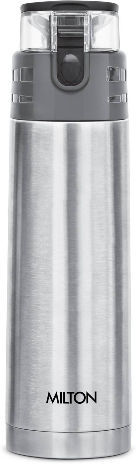 MILTON Atlantis 900 Thermosteel Water Bottle, ISI Certified, 24 Hr Hot and Cold 750 ml Steel Flask